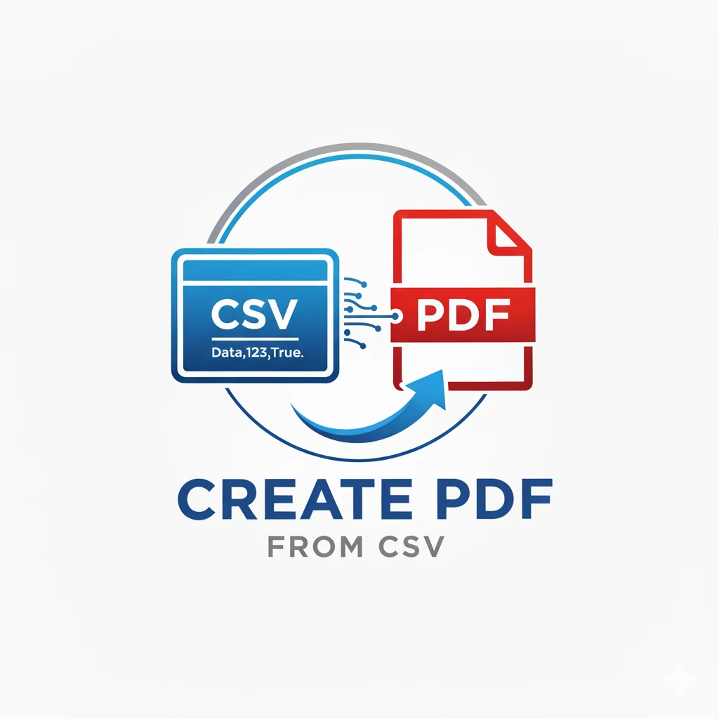 Create PDF from CSV
