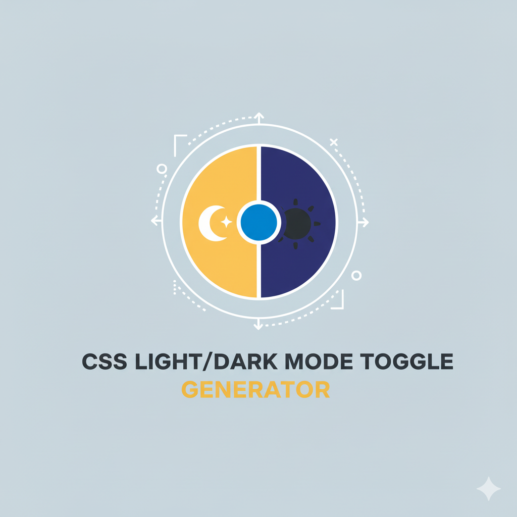 CSS LightDark Mode Toggle Generator