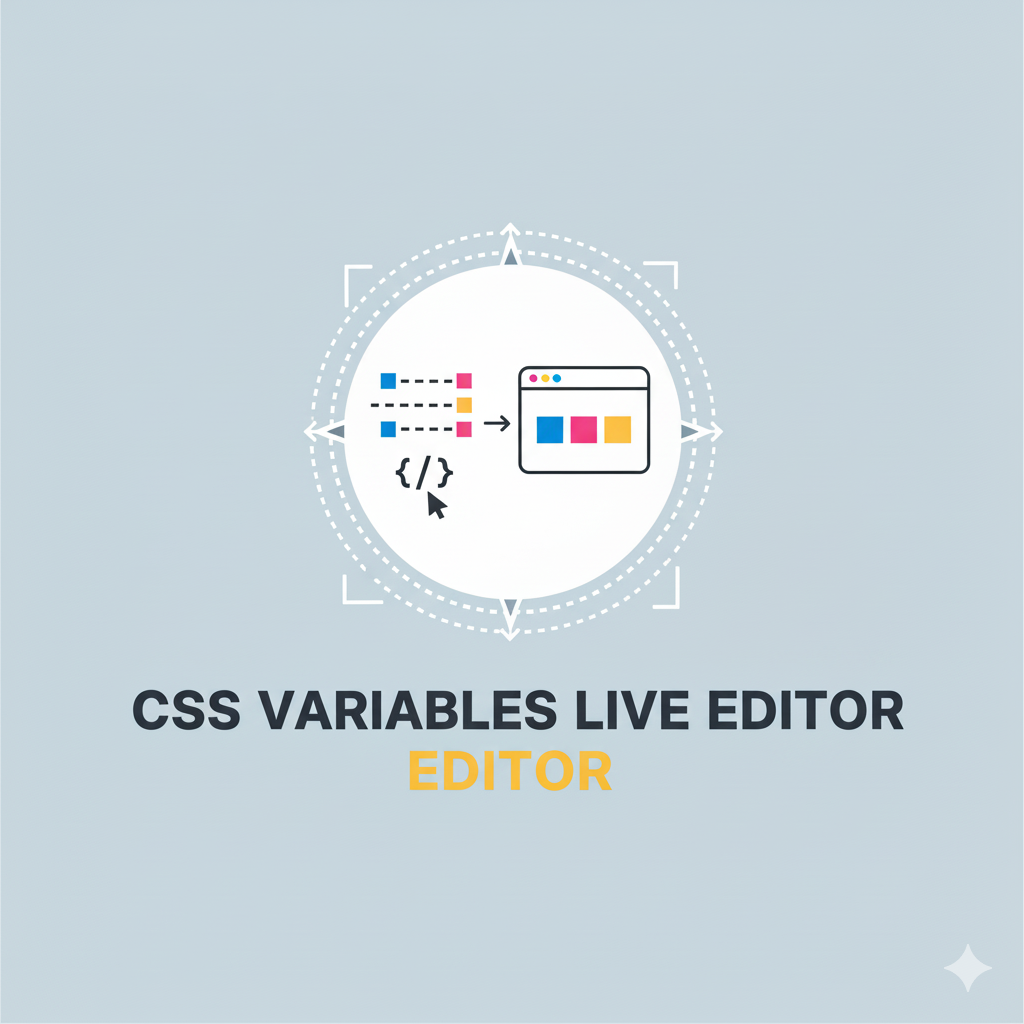 CSS Variables Live Editor