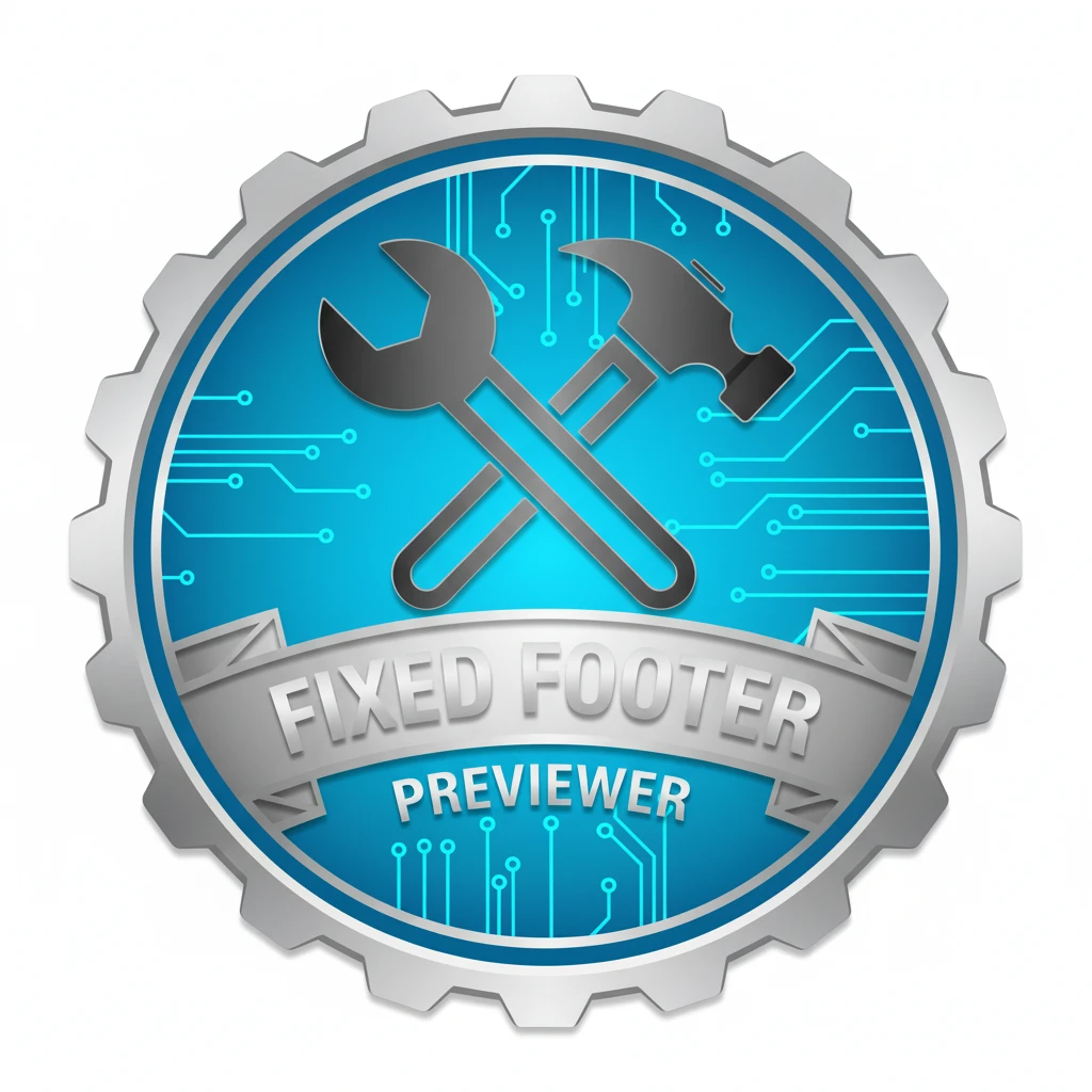 Fixed Footer Previewer